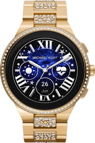 michael kors zilver goud steentjes google watch 4|Gen 4 Runway Rose Gold.